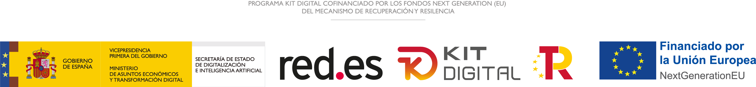 Programa KIT DIGITAL cofinanciado por los fondos NEXT GENERATION (EU) del mecanismo de recuperación y resilencia
